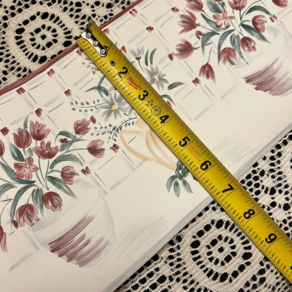 Vintage Floral Bouquet Wallborder | 1 Full Roll | Cottagecore